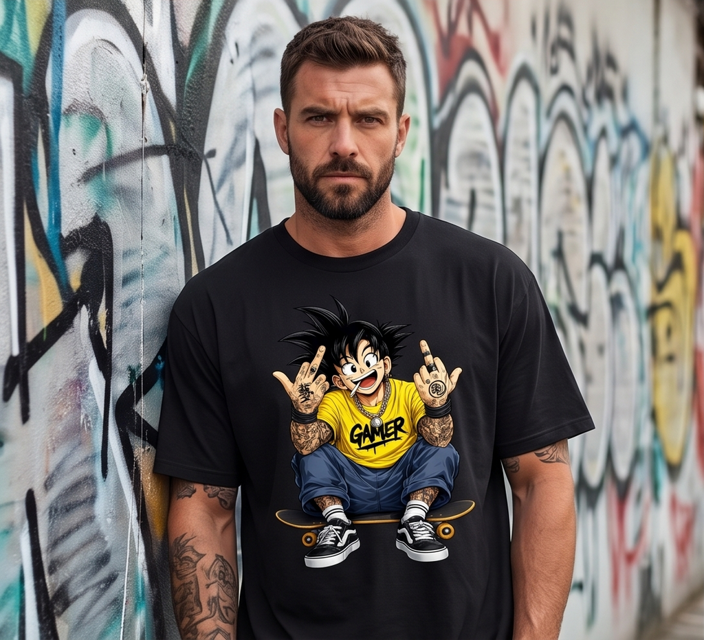 Heavyweight Oversized Graphic T-Shirt - Streetwear Edition