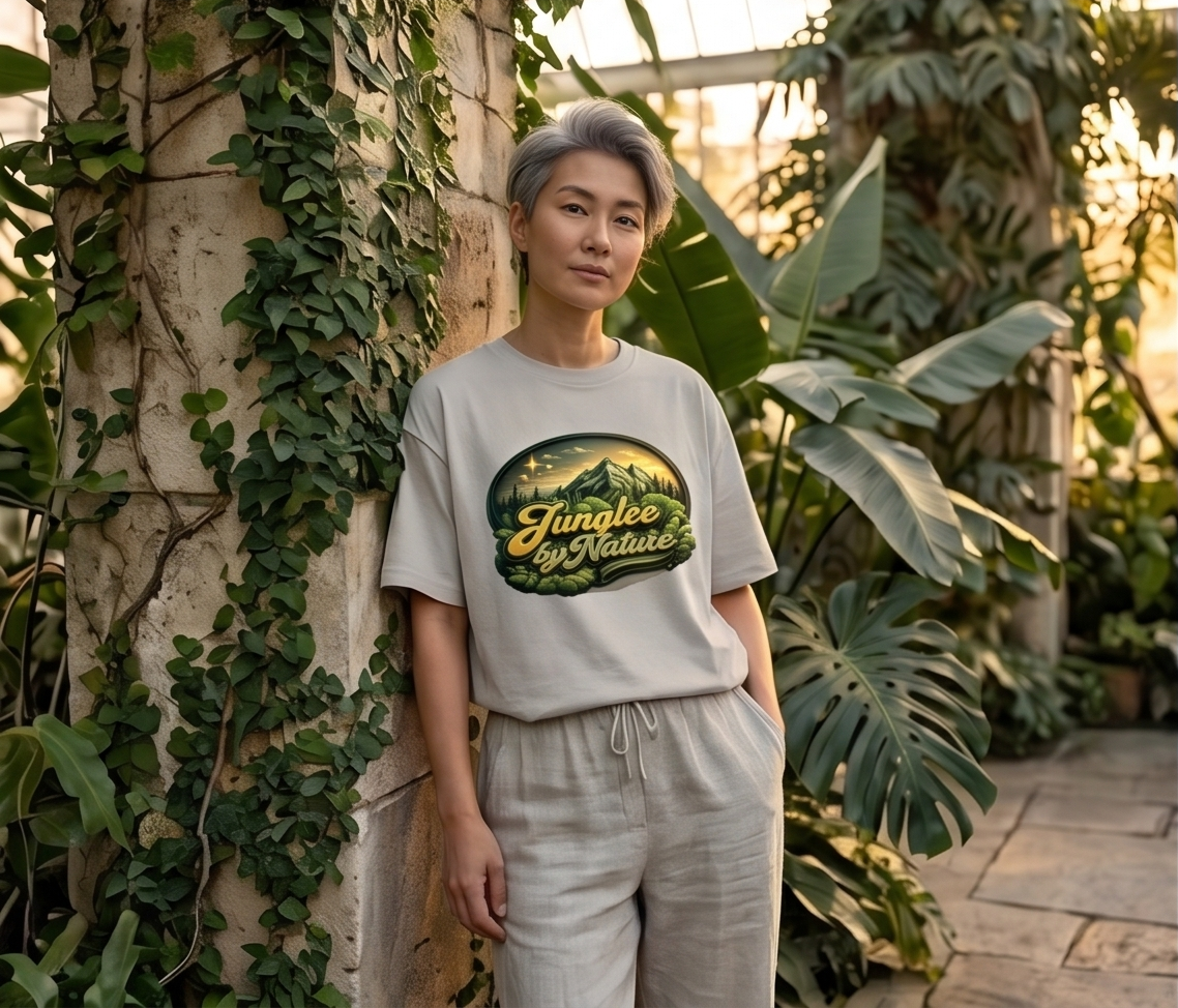 "Junglee by Nature" Heavyweight Oversized T-Shirt