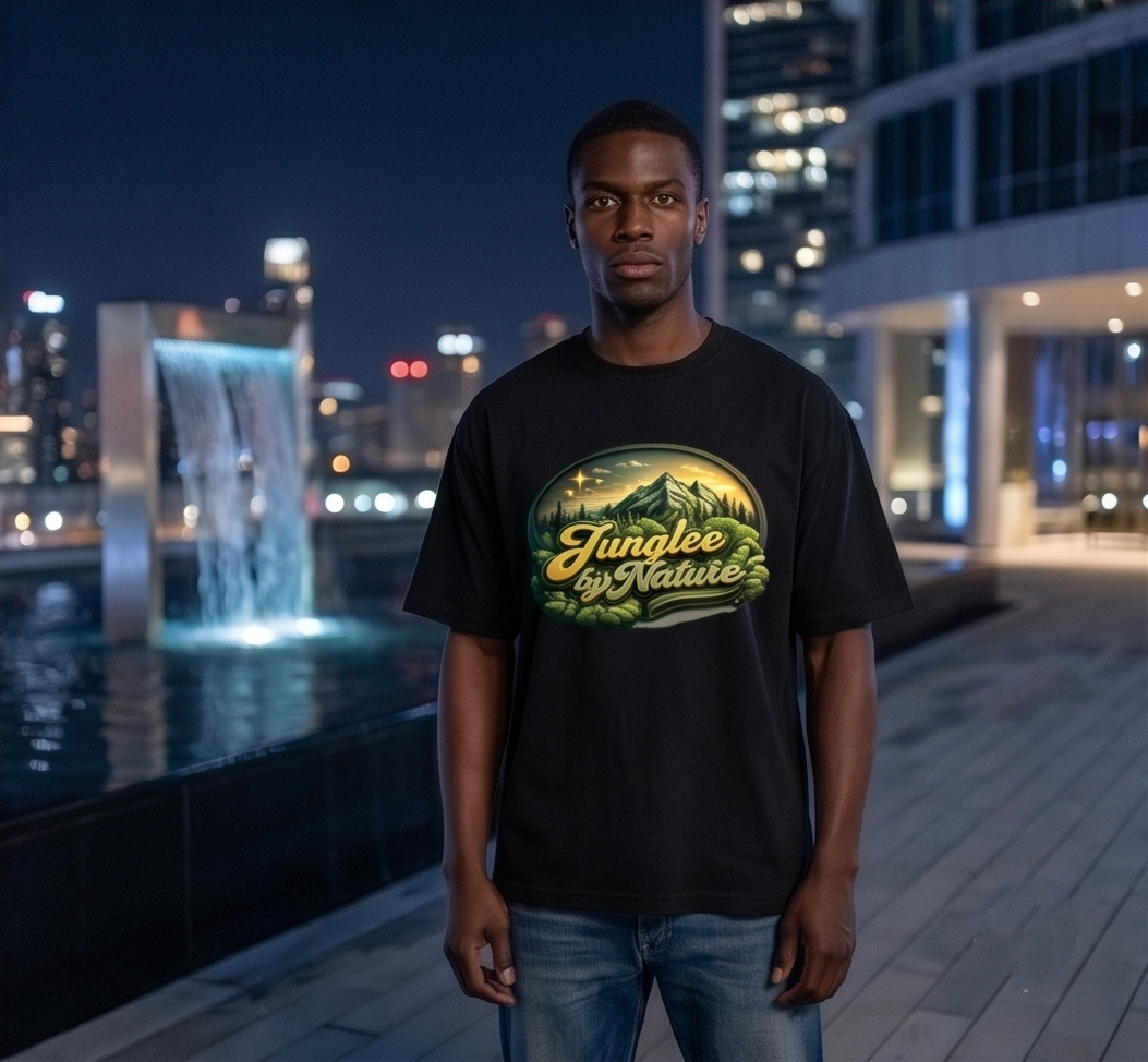 "Junglee by Nature" Heavyweight Oversized T-Shirt